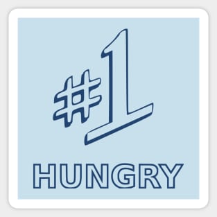 #1 Hungry Sticker